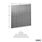 Triton Products (2) Square Hole Pegboards W/ Mounting Hardware, Stainless Steel 18-Gauge Steel, 24" W x 24" H LB1-S - alternate 9